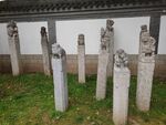 中式古建拴马桩