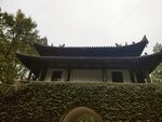 古建殿堂飞檐仰拍