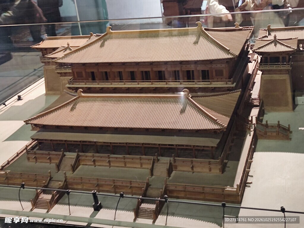 古建宫殿复原模型
