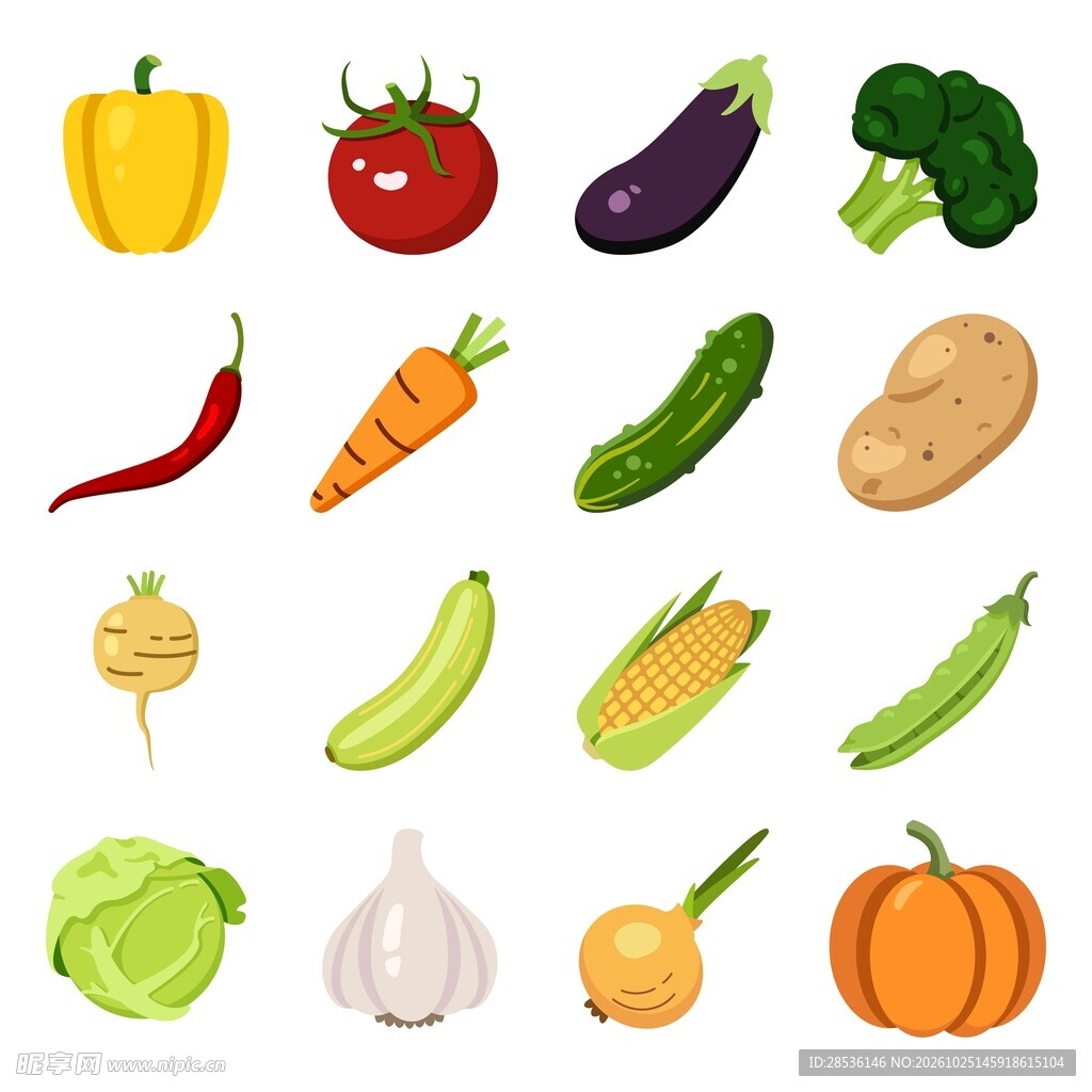 蔬菜图标素材