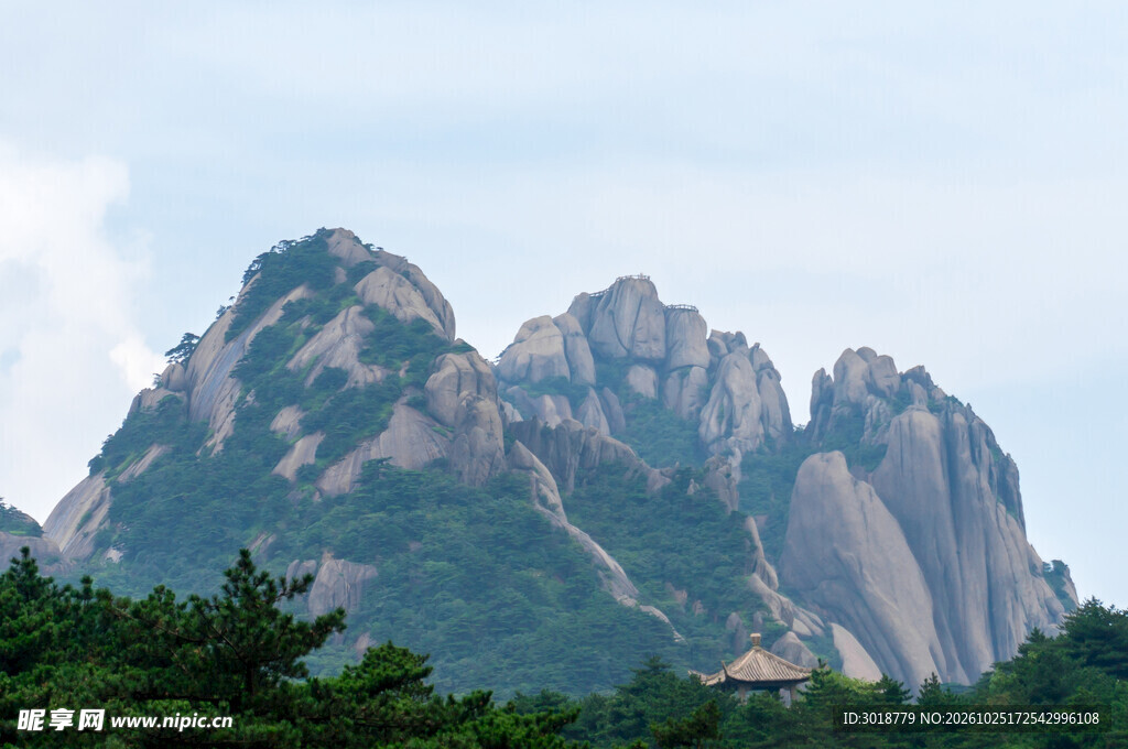 青山远景自然风光