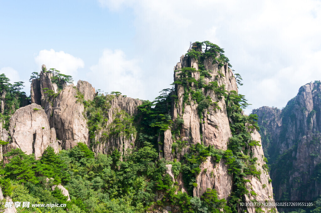 山林奇峰自然景观
