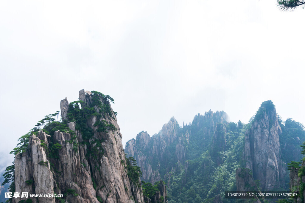 黄山奇峰风光