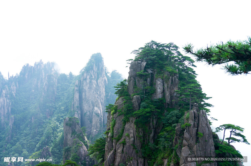 黄山奇峰风光