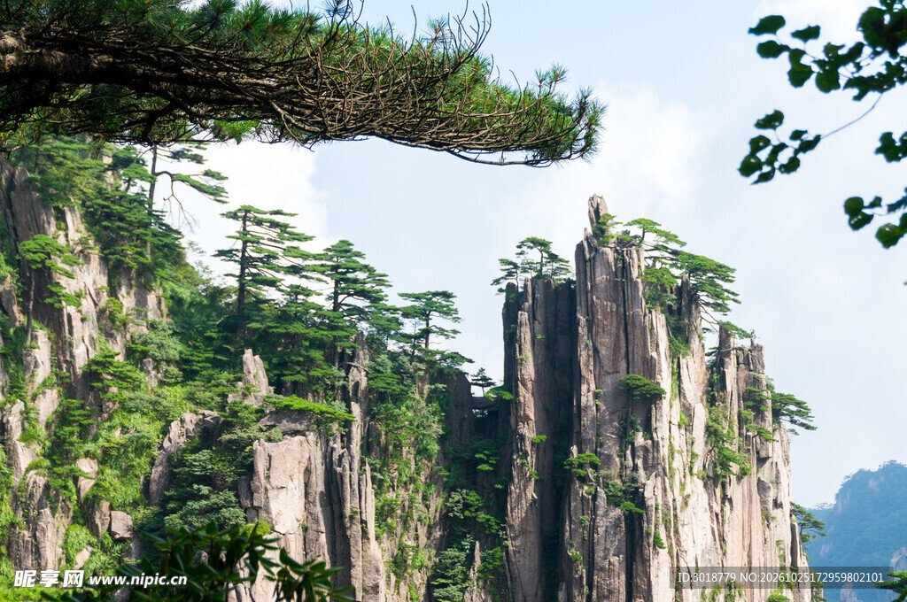 黄山奇峰自然风光