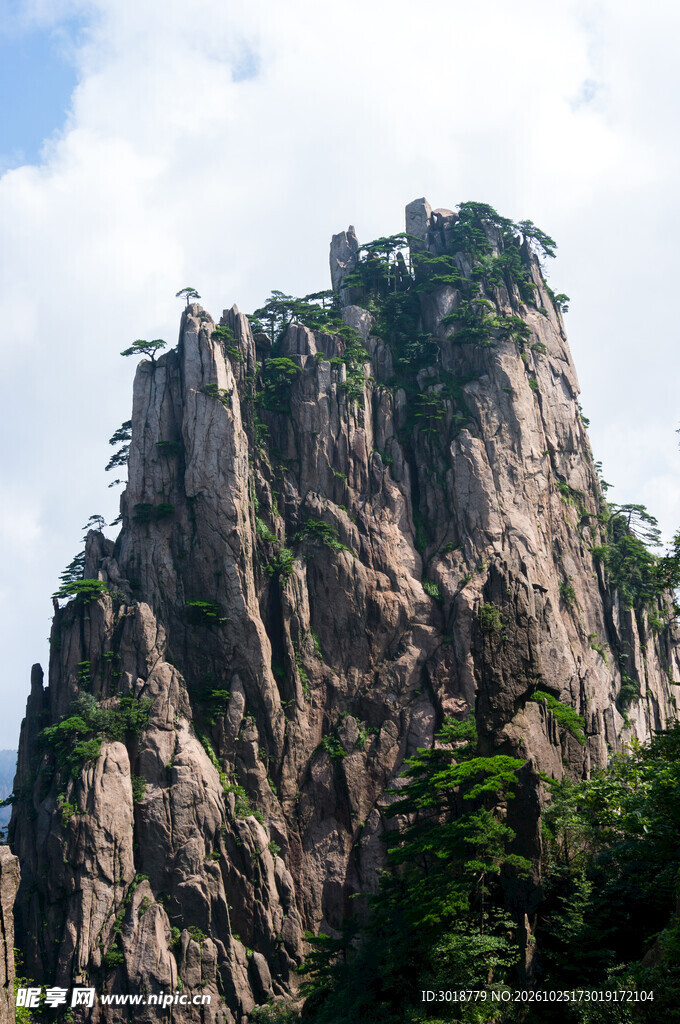 黄山奇峰自然风光