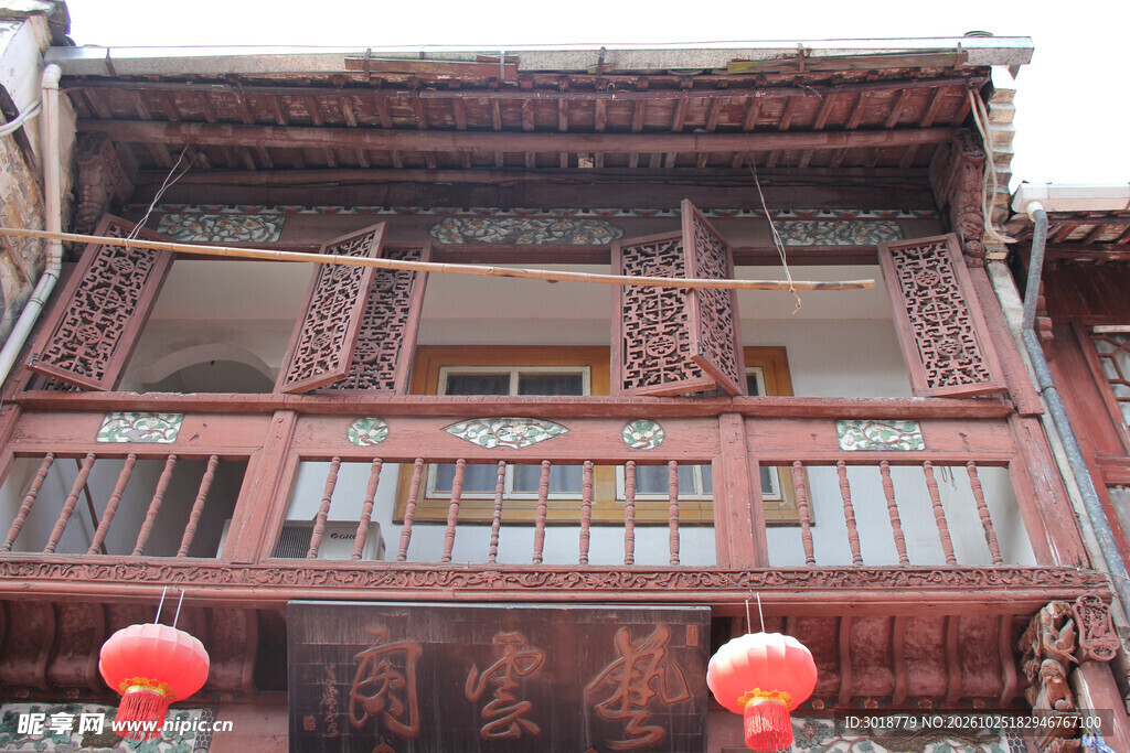 中式古建商铺外观