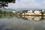 皖南宏村湖景风光