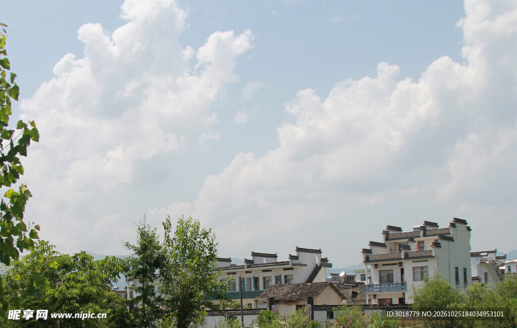 郊野乡村民居风光