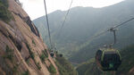 山间索道缆车风光