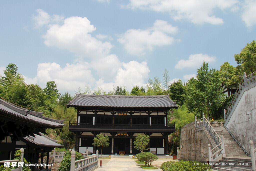 古建园林晴日风光