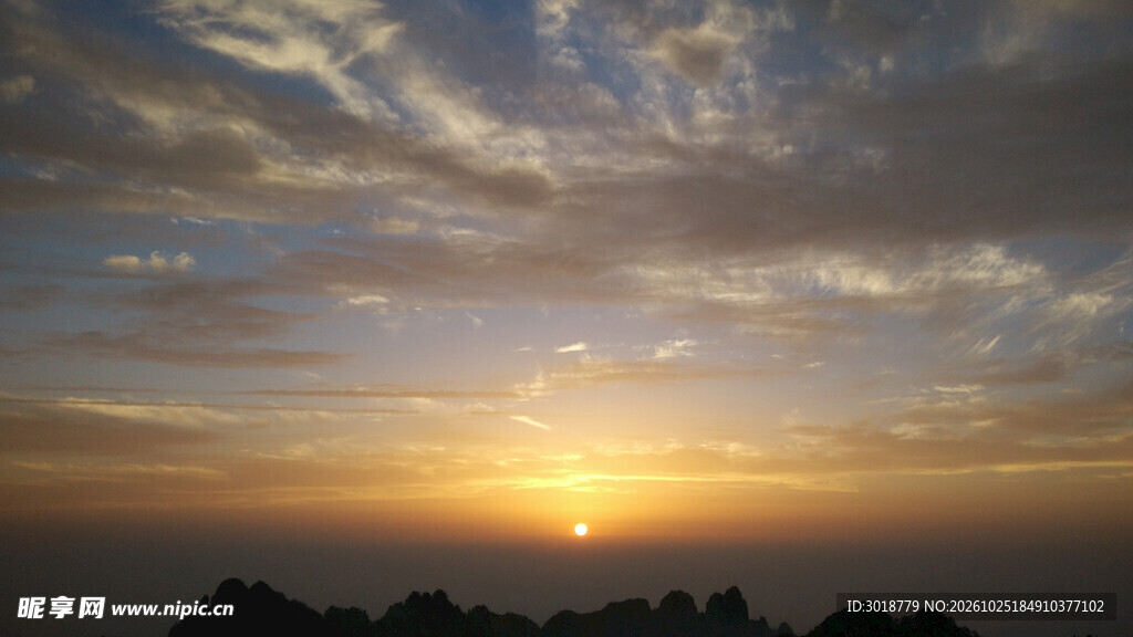 日落黄昏天空美景