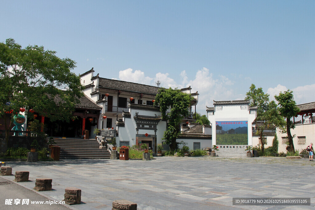 徽派古建景区大门