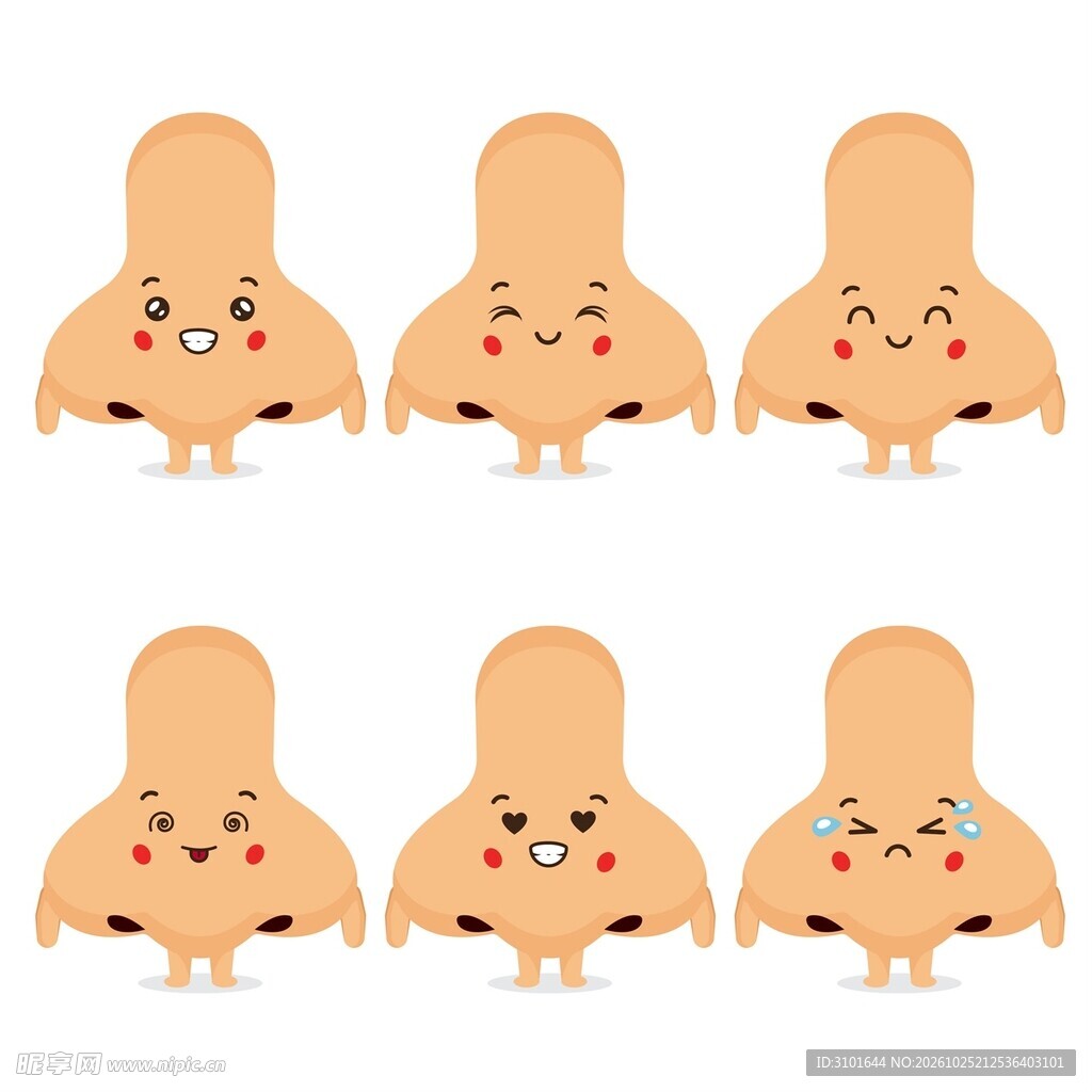 鼻子卡通表情
