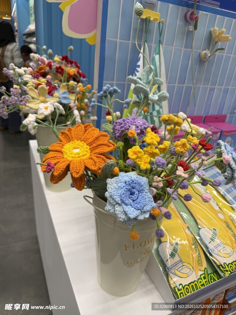 针钩花束