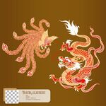 龙凤纹样素材