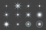 星光闪光素材