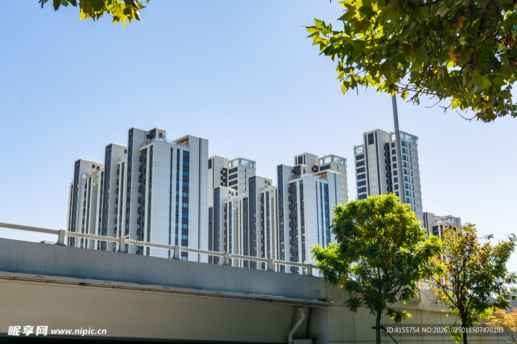 城市高层住宅建筑群