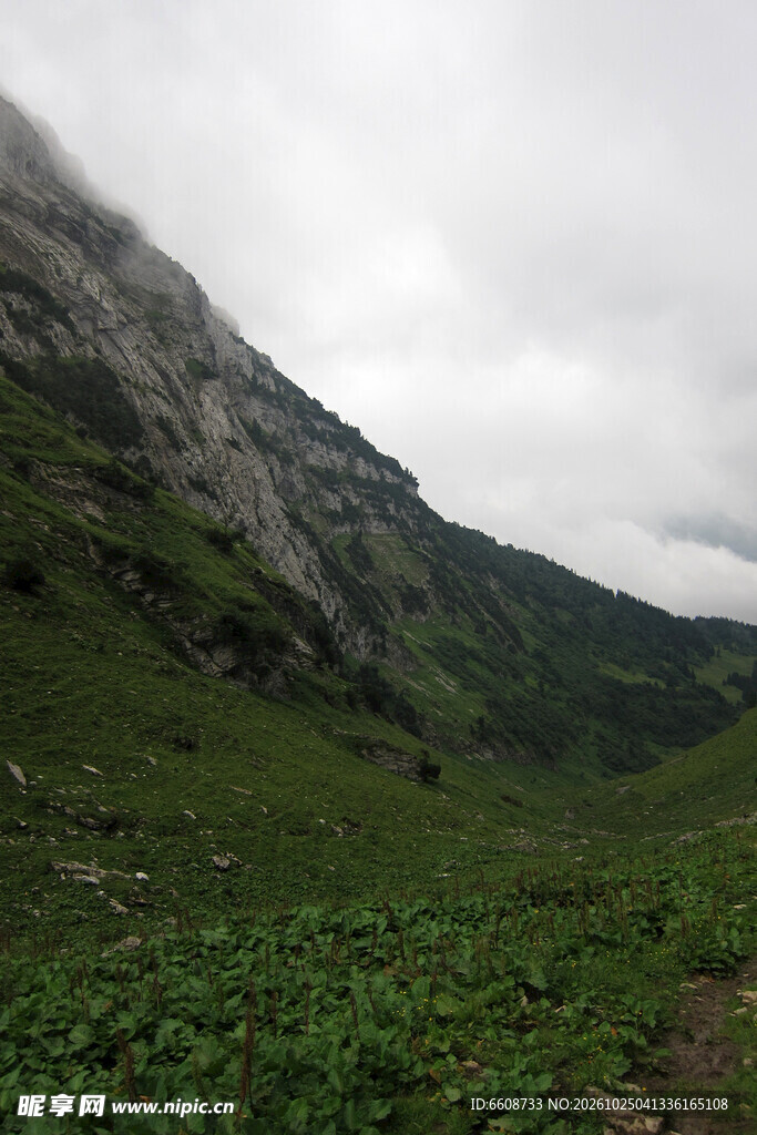 云雾山野山地风光