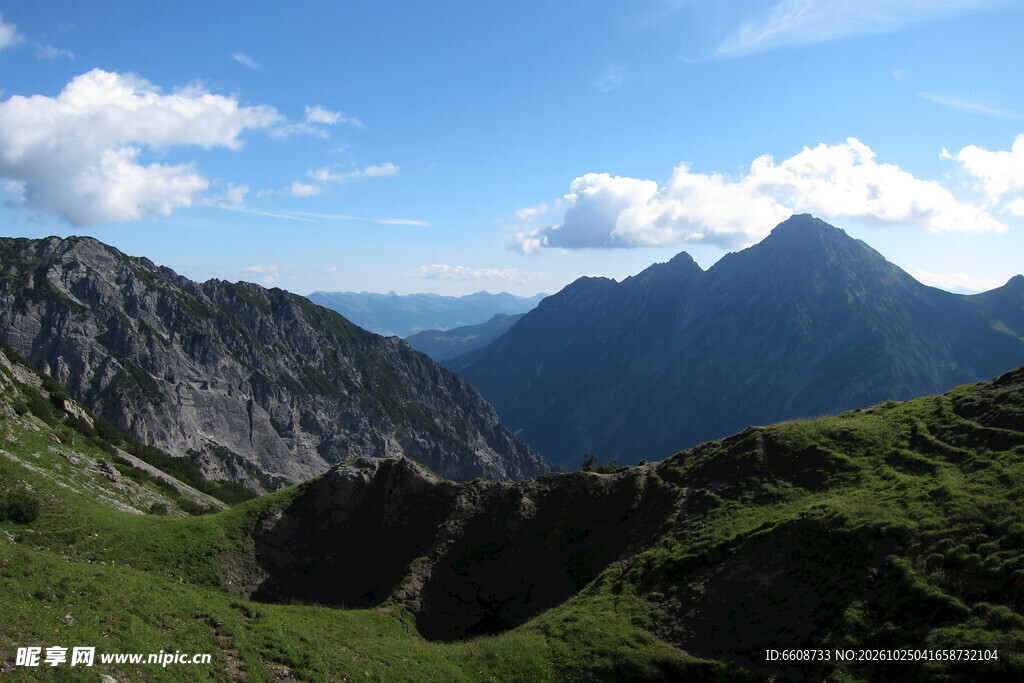山地草甸自然风景