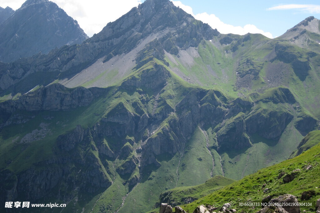 高山草甸山野风光
