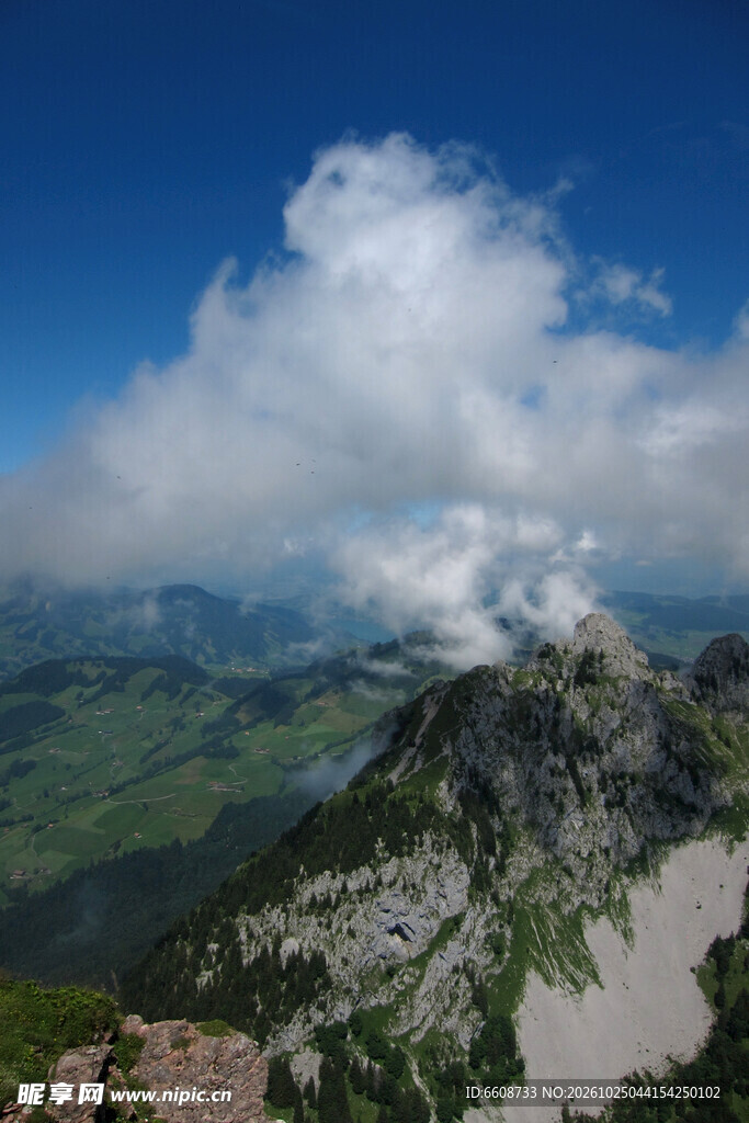 山野晴空云景