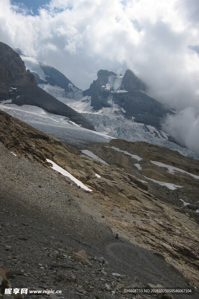 雪山冰川高原风光