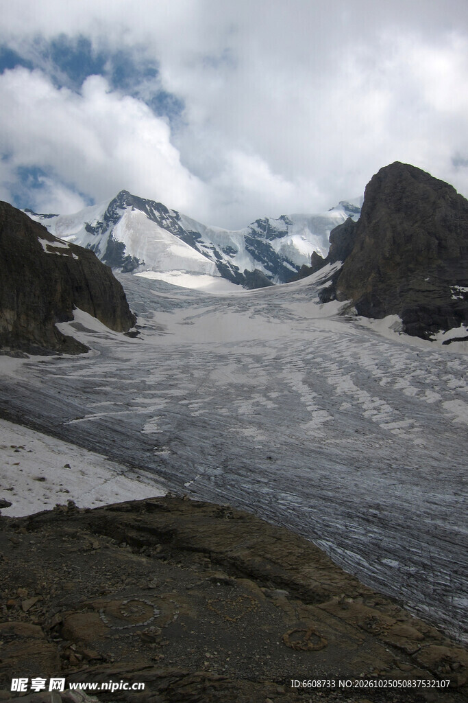 雪山冰川山野风光