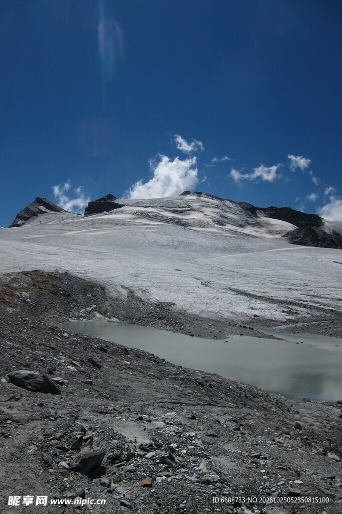 高原冰川雪山风光