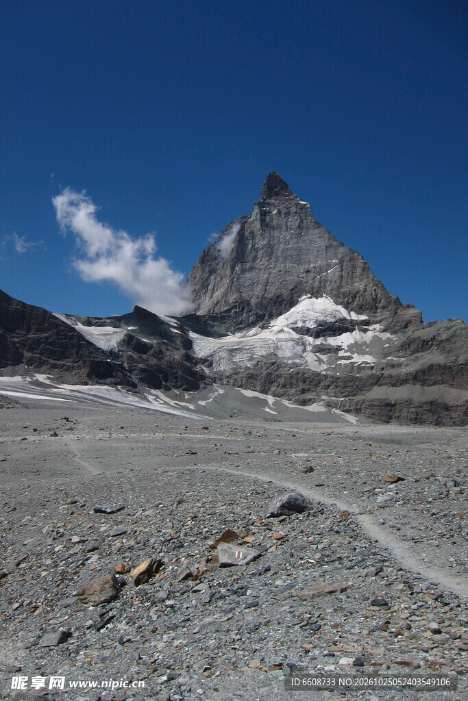 马特洪峰雪山风光