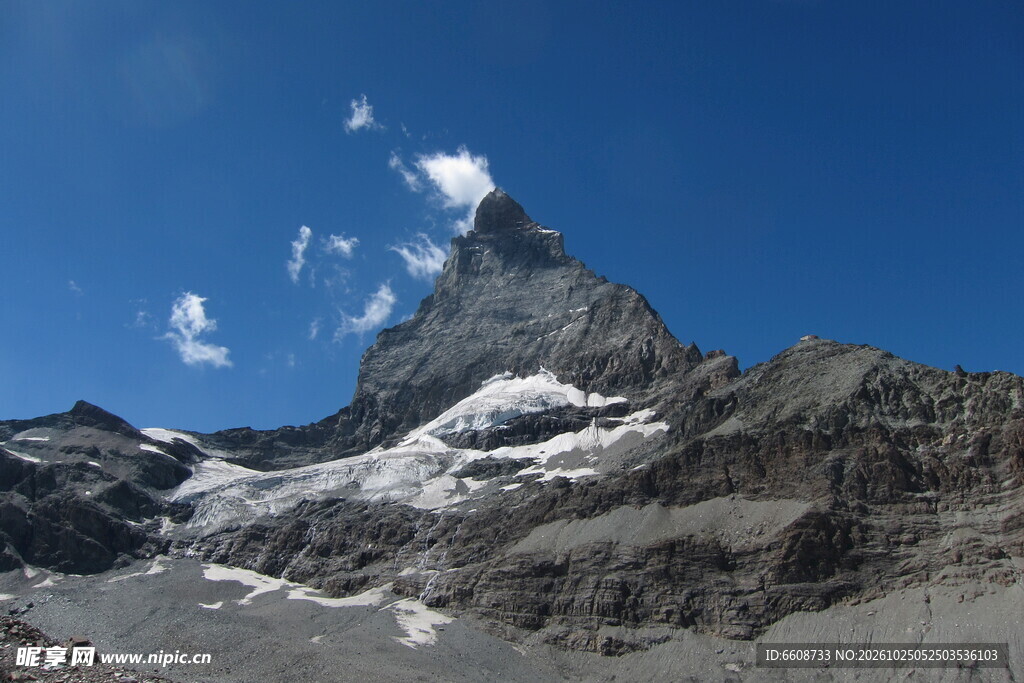 马特洪峰雪山风光