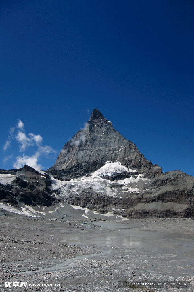 马特洪峰雪山风光