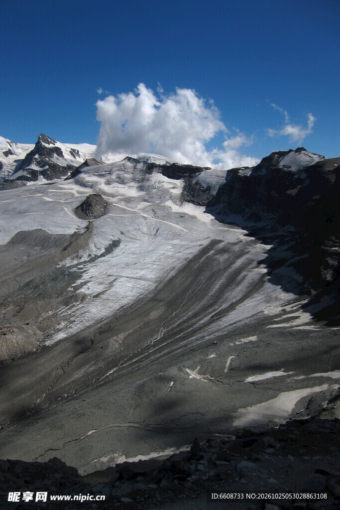 高原雪山冰川风光