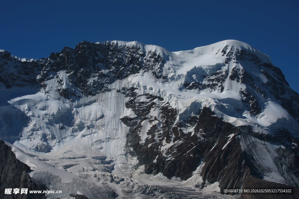 雪山冰川自然风光