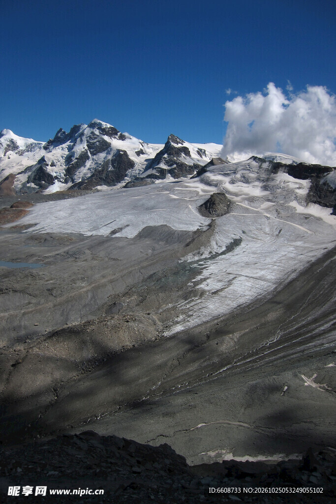 高原雪山冰川风光