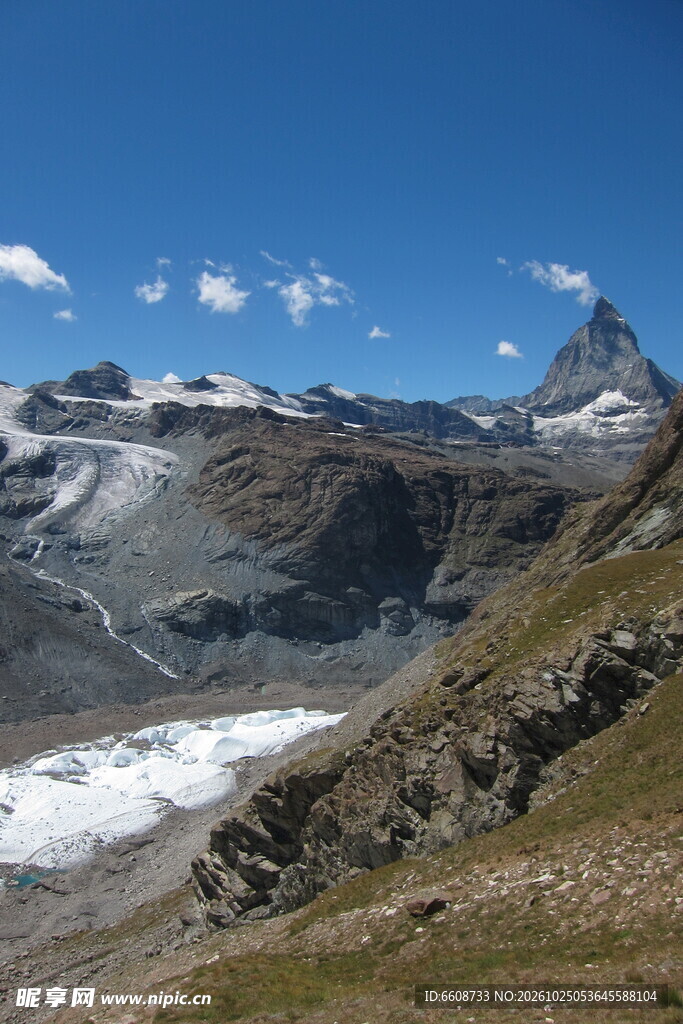 马特洪峰雪山风光