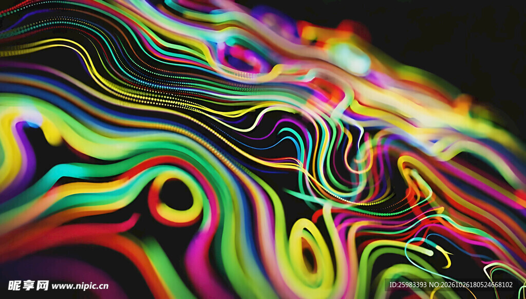 流体波纹背景图