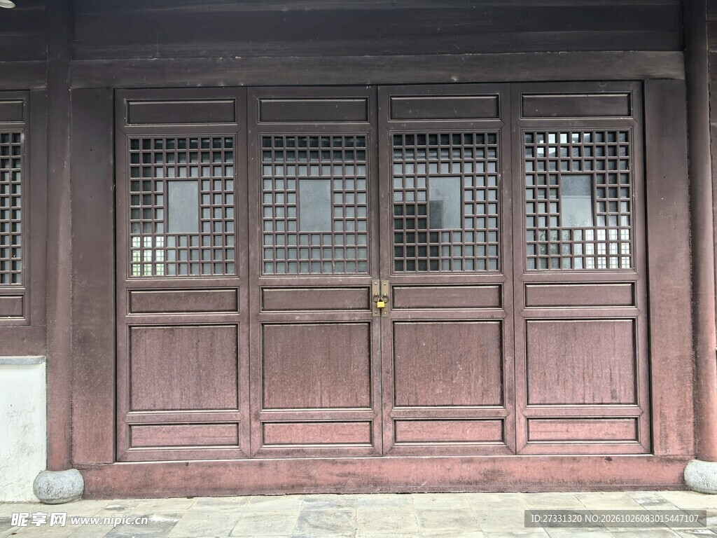 中式古建隔扇木门