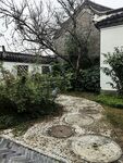 江南古宅庭院小径