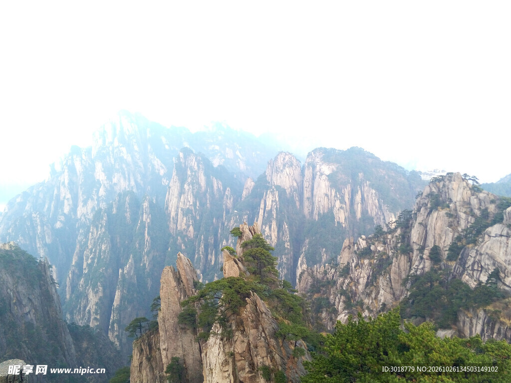 奇峻山岳自然风光