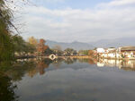 水乡湖景秋日风光