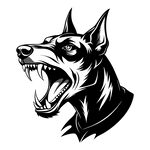 杜宾犬头像