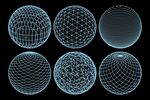 3D线条球体