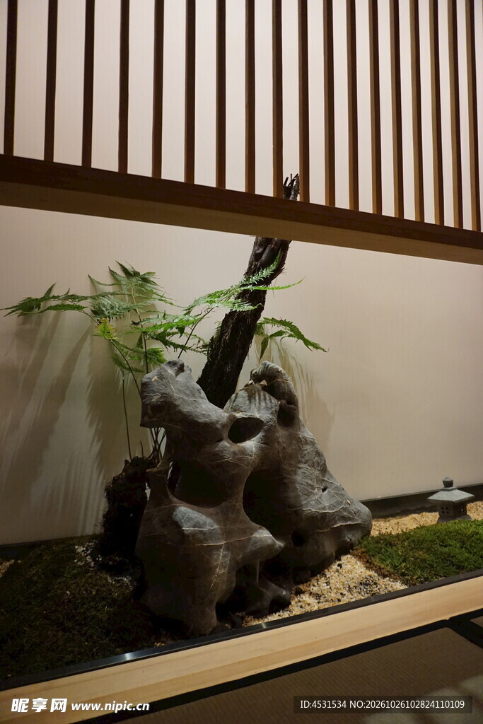 日式禅意室内造景