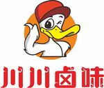 川川卤味卡通鸭logo