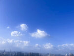 晴空蓝天白云