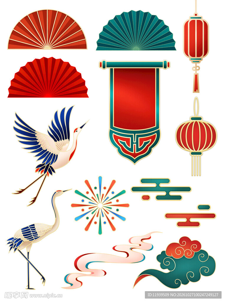 传统国潮元素