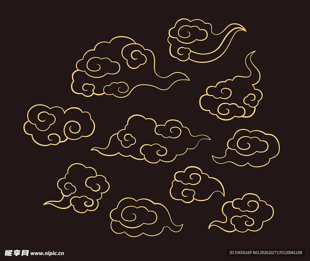 镂空云纹