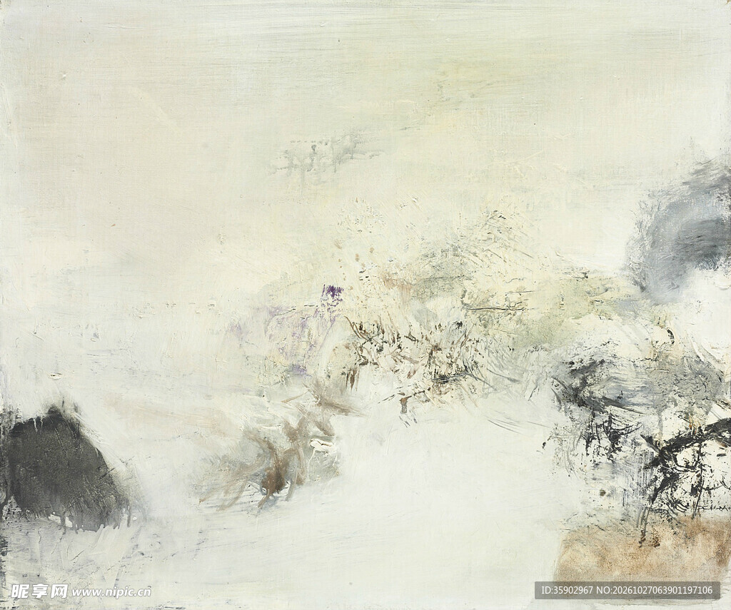 水墨江南写意小景