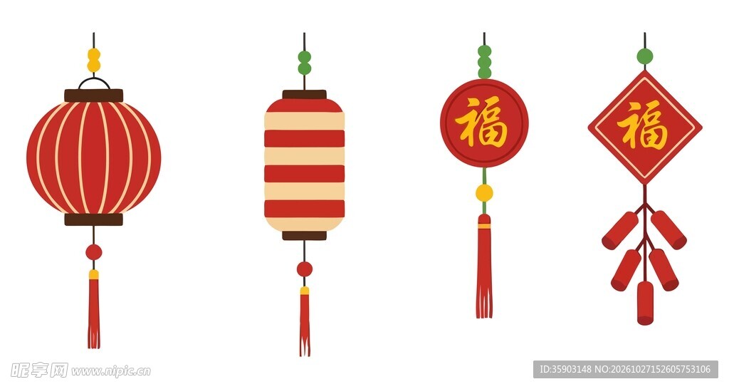 新春挂饰素材
